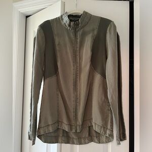 NWOT Dear John Women’s Lightweight Tencel Jacket, Army Green, Size M